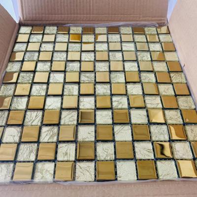 Gạch mosaic mạ vàng AN02