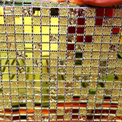 Gạch mosaic vàng nhỏ AN102